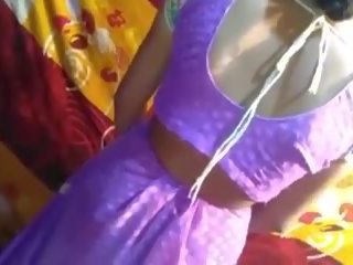 Just Married Bride Saree in Full HD Desi clip Home.