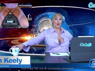 Camsoda - attractive passionate incredible Blonde Milf Fucks Sybian Until Strong Climax Live On Air