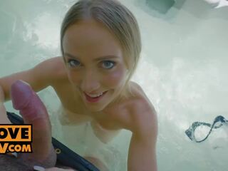 POV - Sexual play with busty Australian streetwalker Scarlet Chase