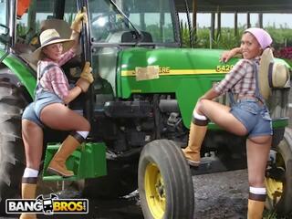 Big Booty Farmin' Throwback Featuring Isabel Ice & Jordan Ashley xxx film videos