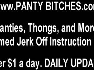 POV Panty Fetish And JOI Jerking Instruction xxx video