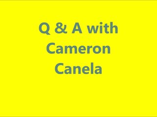 Q & een #1 met cameron canela en subscribers