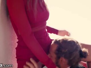Outstanding Brunette Kylie Rocket Fucks companion At BFF's Wedding sex videos
