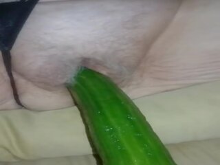 Taking a Cucumber Deep, Free Pussy Masturbator HD dirty movie b3